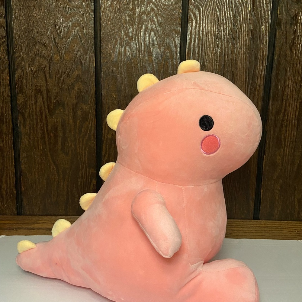 Cute Coral Dinosaur Plush Toy